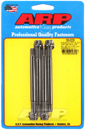 5/16-24 X 4.000"" BLACK 12PT WA