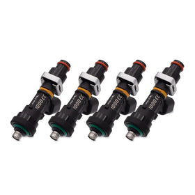 BLOX Racing Eco-Fi Street Injectors 1000cc/min w/1in Adapter Honda B/D/H Series (Set of 4)