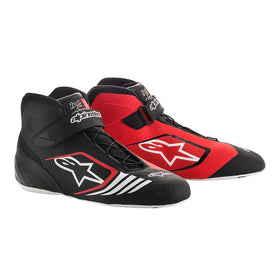 ALPINESTARS TECH-1 KX SHOES - BLACK/RED/WHITE - 7.5 (2712118-132-7.5)