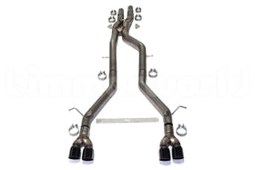 BimmerWorld GTMore Cat-Back Exhaust - F8X M3/M4  - Black