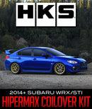 HKS HIPERMAX MAX IV GT 20SPEC COILOVER KIT: 2014+ SUBARU WRX/STI-1