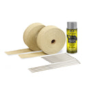 DEI Exhaust Wrap Kit - Tan Wrap & Aluminum HT Silicone Coating-1