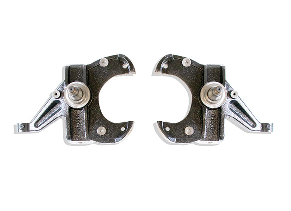 MaxTrac 73-87 Chevrolet C10 2WD 2.5in Front Lowering Spindles (1.25in Rotors)