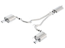 Borla 15-16 Ford Mustang EcoBoost 2.3L AT/MT EC-Type Cat Back SS Single Round Rolled Tips Exhaust-1