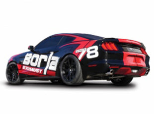 Borla 15-16 Ford Mustang GT / Convertible 5.0L AT/MT EC-Type CB SS Single Round Rolled Tips Exhaus