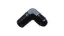 Vibrant -8AN to 3/4in NPT 90 Degree Elbow Adapter Fitting-1