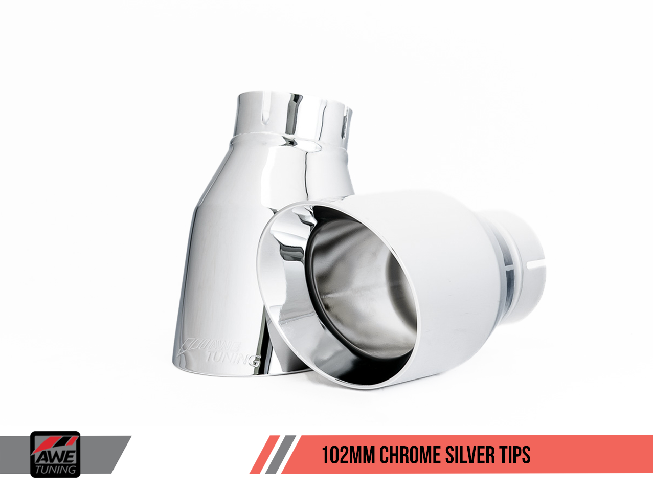 AWE Touring Edition Exhaust for VW MK7 GTI - Chrome Silver Tips - 0