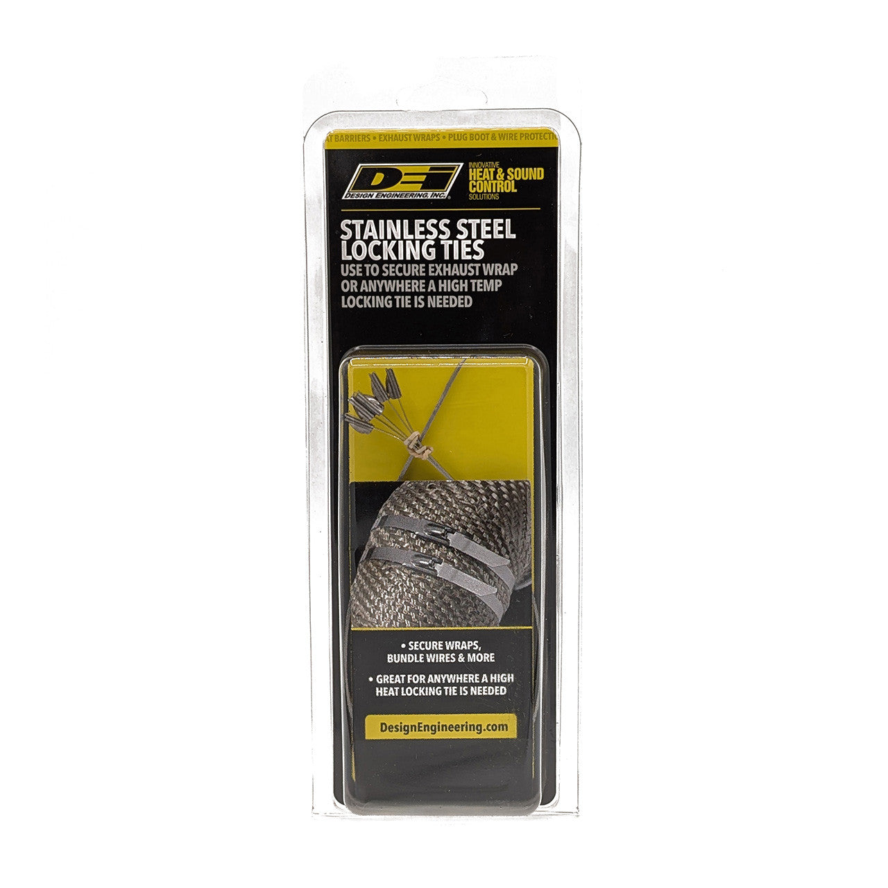 DEI Stainless Steel Locking Tie 14in - 5 per pack - 0