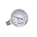 Kleinn Stem Mount Analog Chrome-Plated Air Gauge/ 0-250 PSI - 1/4In M NPT Inlet-1