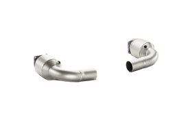 Link Pipe Set w Cat (Titanium) Porsche 911 Turbo/Turbo S (991) - 0
