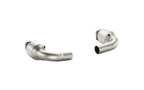 Link Pipe Set w Cat (Titanium) Porsche 911 Turbo/Turbo S (991)