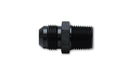 Vibrant -3AN to 1/8in NPT straight adapter fitting - Aluminum-1