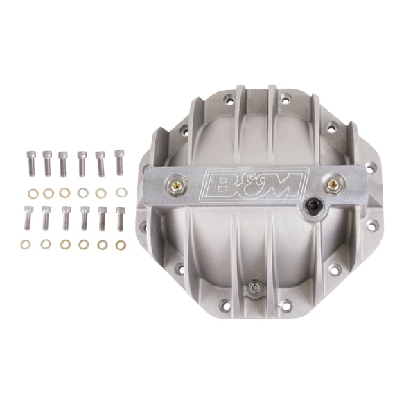 B&M DIFF COVER. CHRYSLER 9.25 CAST ALUM.