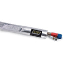 DEI Heat Sheath 1-1/4in I.D. x 3ft - Aluminized Sleeving - Sewn Edge-1