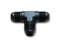 Vibrant -4AN Flare Tee Adapter Fitting - Aluminum