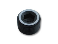 Vibrant 1/2in NPT Socket Pipe Plugs - Aluminum