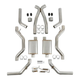 HOOKER BLACKHEART 75-87 GM C-10 TRUCK EXHAUST SYSTEM. 2.5