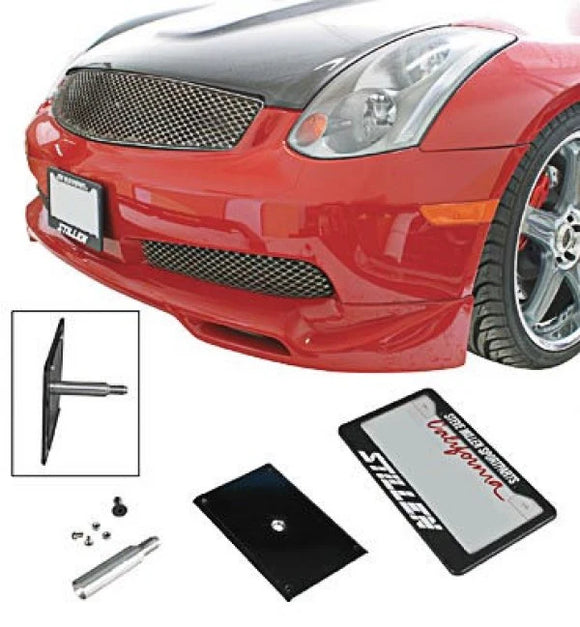 STILLEN 2003-2004 INFINITI G35 [COUPE] FRONT LICENSE PLATE RELOCATOR