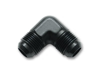 Vibrant -3AN 90deg Flare Union Fitting - Aluminum