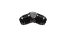 Vibrant Flare Union 45 Degree Adapter Fittings Size -6 AN-1