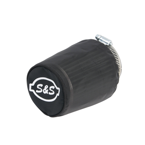 S&S Cycle Air Filter Cover For Tapered S&S Tuned Induction Filters - Black Nylon