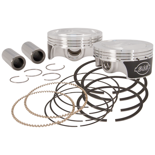 S&S Cycle 2007+ BT 3-7/8in x 4-3/8in Piston Set - Standard