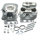 S&S Cycle 08-16 Touring Super Stock 89cc Cylinder Head Kit - Silver-1