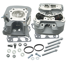 S&S Cycle 08-16 Touring Super Stock 89cc Cylinder Head Kit - Silver