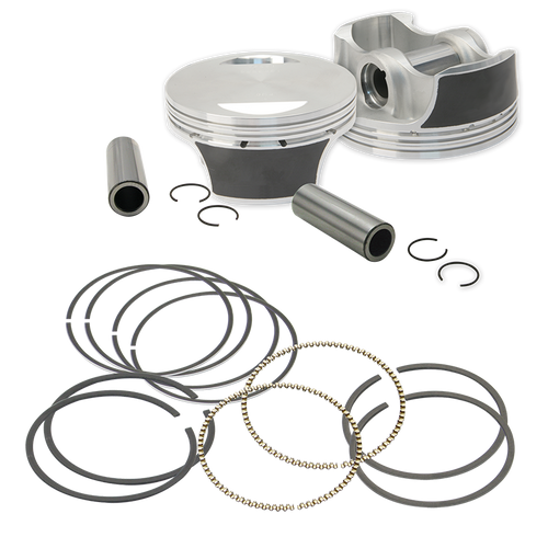 S&S Cycle 07-17 BT 3.927in Standard Bore 106in Big Bore Forged Piston Set