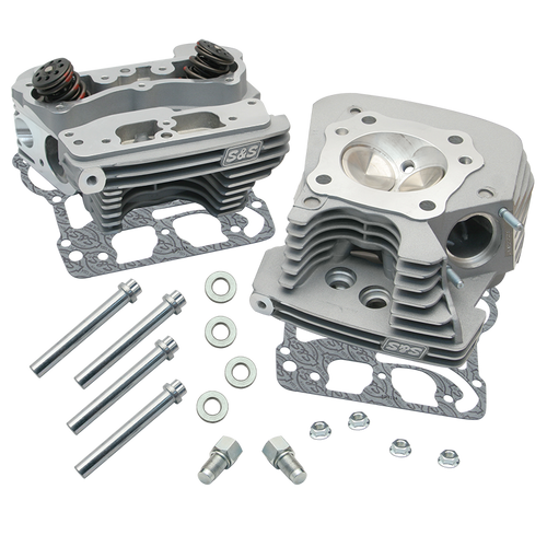 S&S Cycle 99-05 BT Super Stock 89cc Cylinder Head Kit - Silver