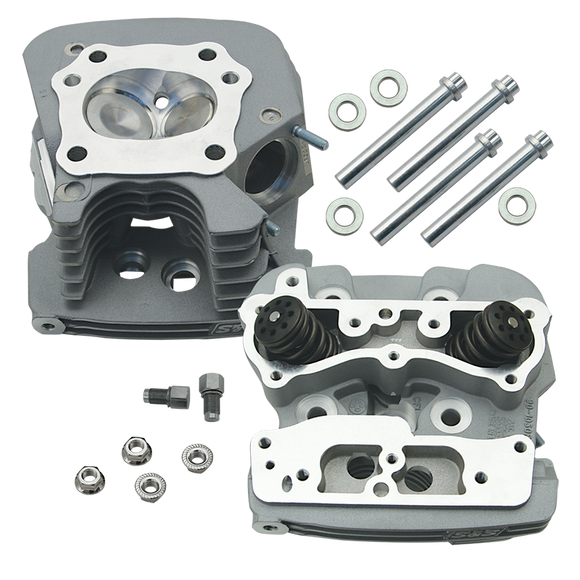 S&S Cycle 1999+ Super Stock 79cc Cylinder Head Kit - Silver