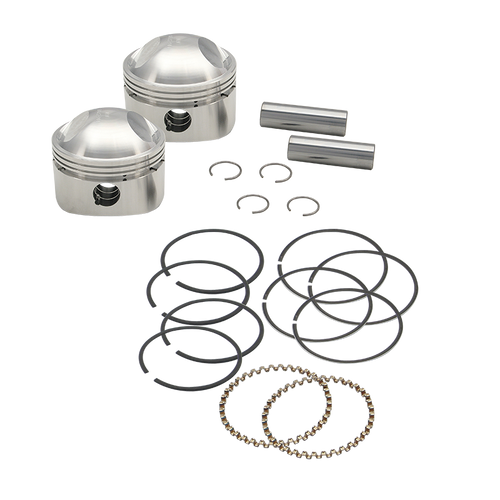 S&S Cycle 36-84 BT 3-7/16in x Up To 4-3/4in Stroke HC Piston Set - .020in