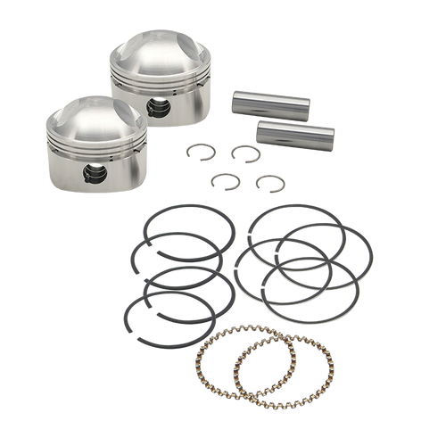 S&S Cycle 36-84 BT 3-7/16in x Up To 4-3/4in Stroke HC Piston Set - .050in