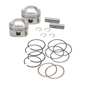 S&S Cycle 36-84 BT 3-7/16in x Up To 4-3/4in Stroke HC Piston Set - .050in