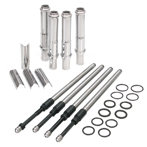 S&S Cycle 1999+ BT Stock Engine Height w/ 4.937in Length Cylinders Adjustable Pushrod Set