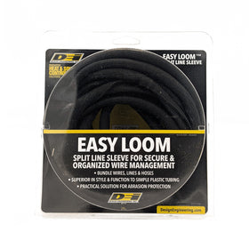 DEI Split Wire Sleeve Easy Loom 5mm-3/16in x 20 Black - 0