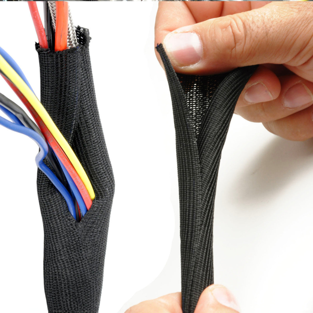 DEI Split Wire Sleeve Easy Loom 38mm-1 1/2in x 100 Black