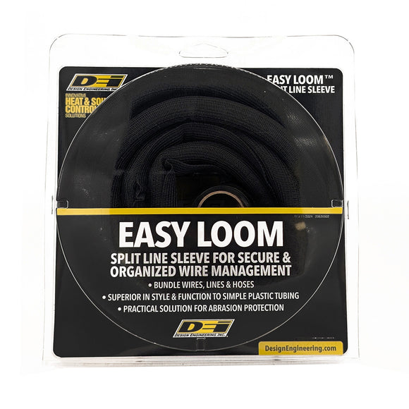 DEI Split Wire Sleeve Easy Loom 16mm-5/8in x 12 Black