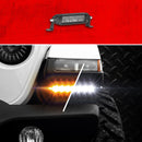XK Glow Razor Light Bar Fog+Strobe No Wire & Switch 6in-1