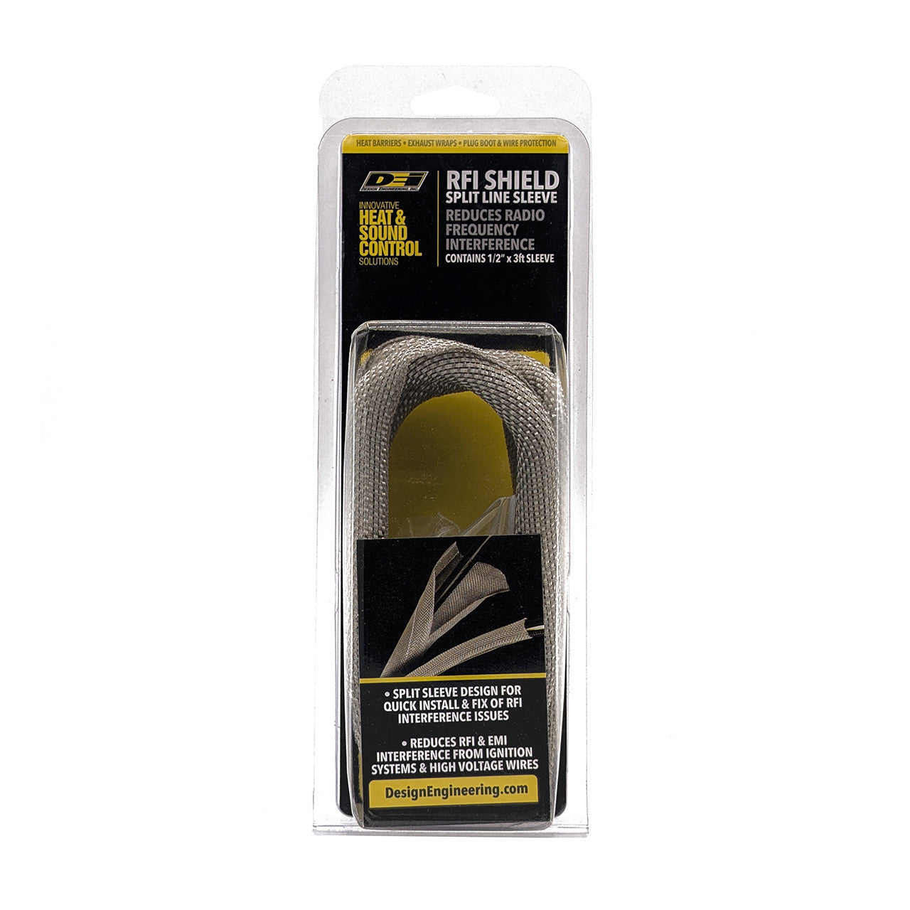 DEI RFI Shield Split Sleeve - 1/2in x 3ft