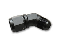 Vibrant -8AN Female to -8AN Male 45 Degree Swivel Adapter Fitting