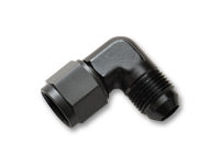 Vibrant -12AN Female to -12AN Male 90 Degree Swivel Adapter Fitting
