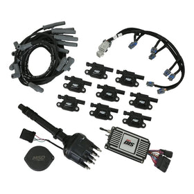 MSD DIS Kit Chevy Small/Big Block. Black