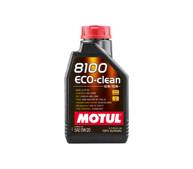 8100 ECO-CLEAN 0W20 Engine Oil (1 Liter) - Motul 108813