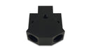 Vibrant Billet Aluminum Y-Block Fitting with 1/8in NPT Port -8AN x Dual -8AN ORB-1