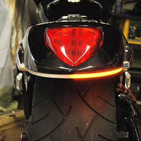 New Rage Cycles 06+ Suzuki M109R Rear Turn Signals w/Load EQ - Amber/Red
