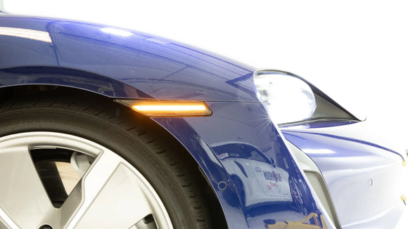 Flat 6 Motorsports - Clear or Smoked LED Side Markers (Taycan)