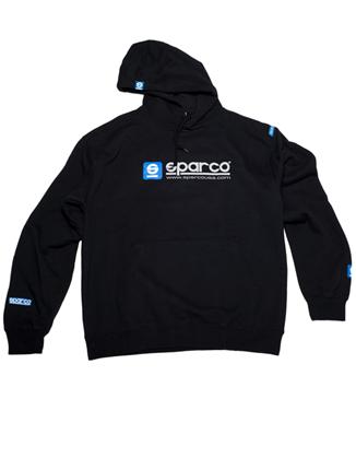 SPARCO SWEATSHIRT HOODED WWW BLK MED