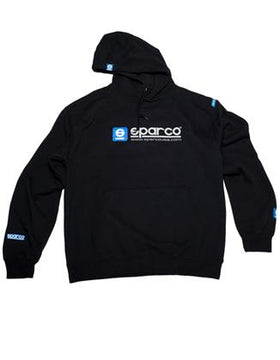 SPARCO SWEATSHIRT HOODED WWW BLK MED