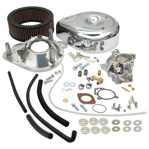 S&S Cycle 84-92 BT Super E Carburetor Kit w/o Manifold & Mounting Hardware